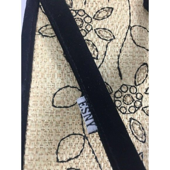 ESNY Womens Floral Flip Flop Platform Wedge Sandals Shoes Thongs - Picture 2 of 9